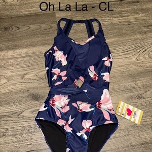 Oh La La - CL Navy Floral Kids Dance Costume
